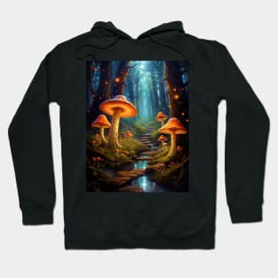 Magical Mushroom Enchanted Forest Hoodie